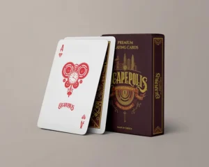 ESCAPEPOLIS PLAYING CARDS BROWN PC.002