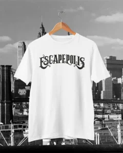 White BLACK LOGO T.001